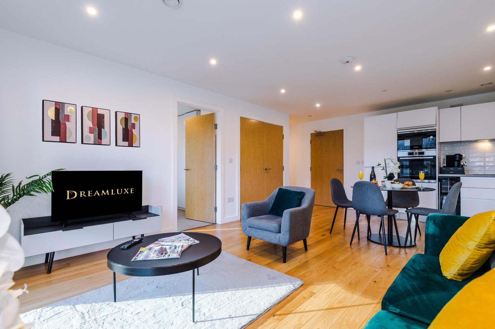 The Sterling - Free Parking, Fast Wifi, Modern, Close To Broad Street, Center Appartement Birmingham